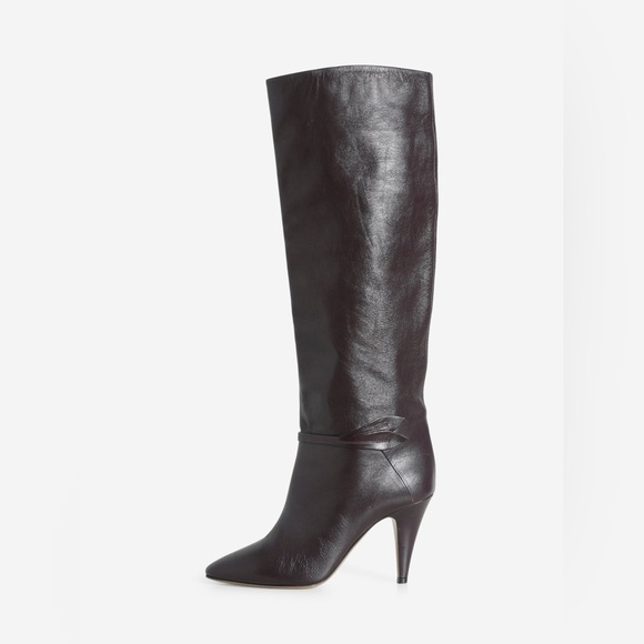 Celine Leather Knee-High Boots - Picture 2 of 12